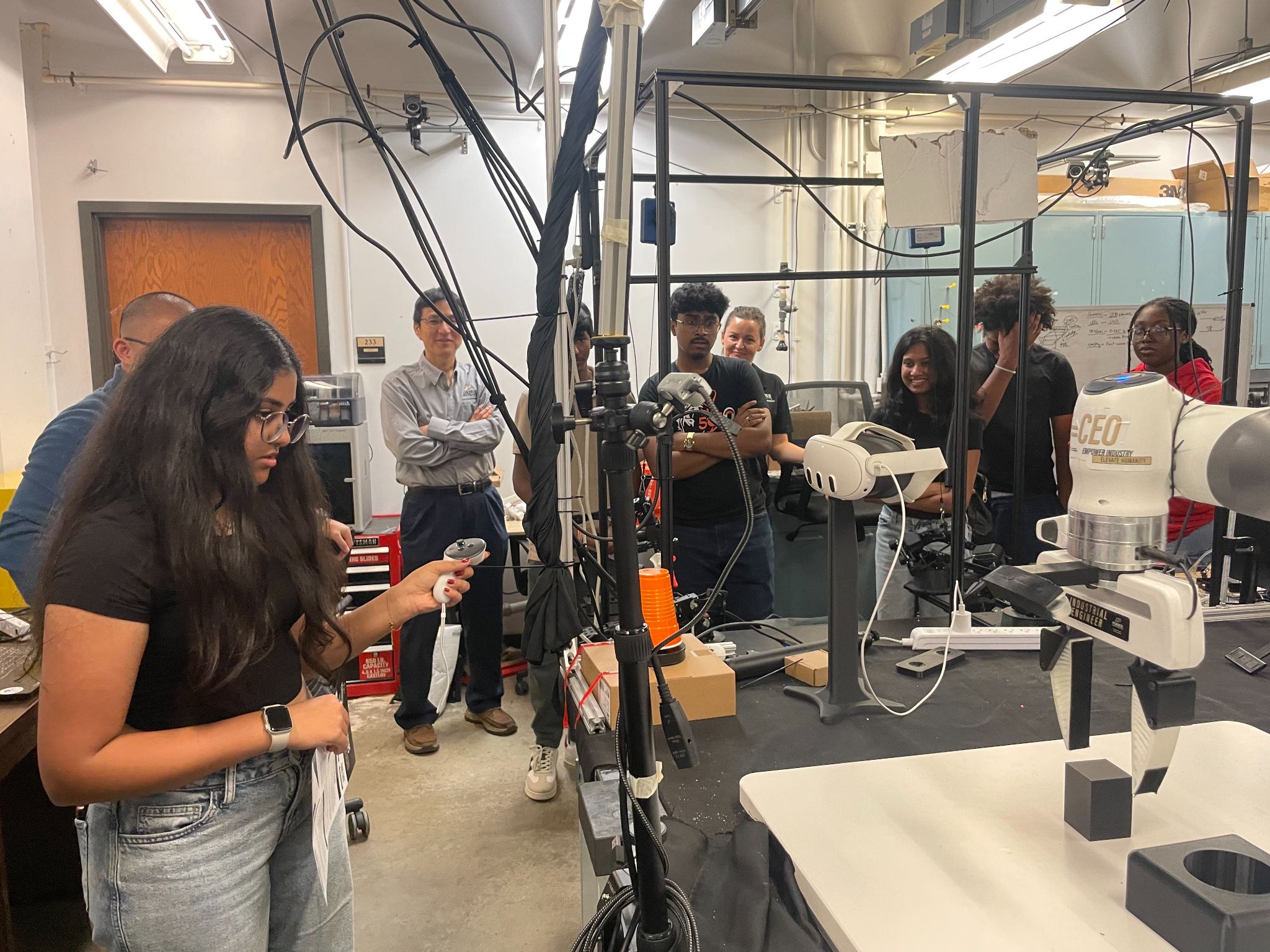 Purdue FIRST Robotics lab visit